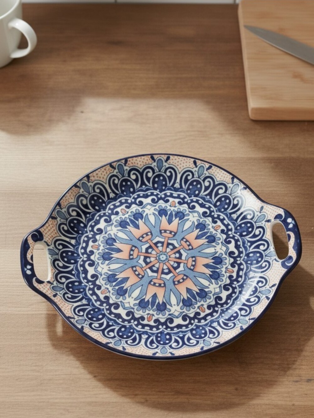 New Set Of 2 Bohemain Designed Individual Bakimg Dishs. - Picture 3 of 11